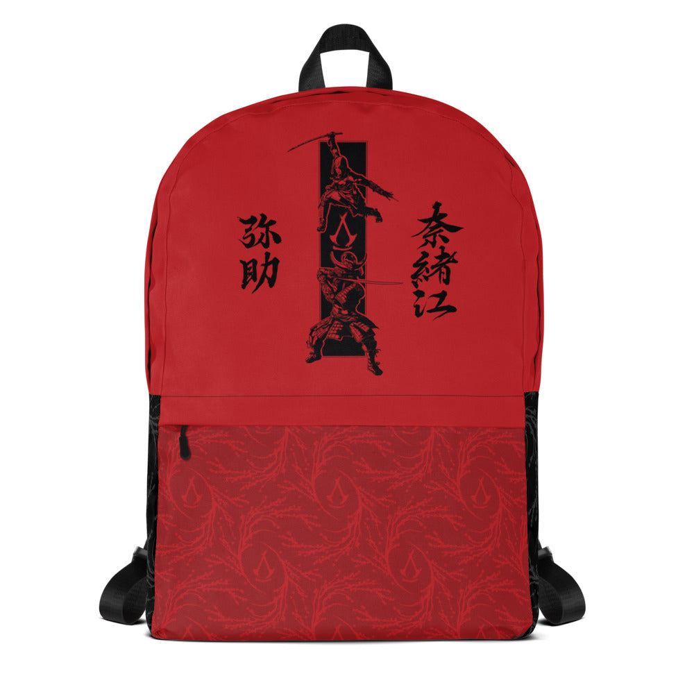 Assassin's Creed Shadows zaino rosso 15 pollici