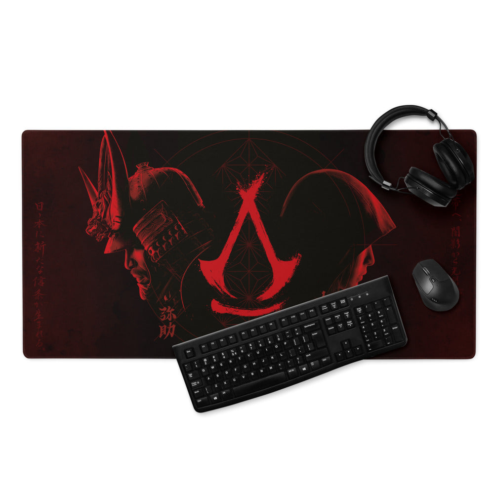 Assassin's Creed Shadows tappeto gaming 91x46 antiscivolo