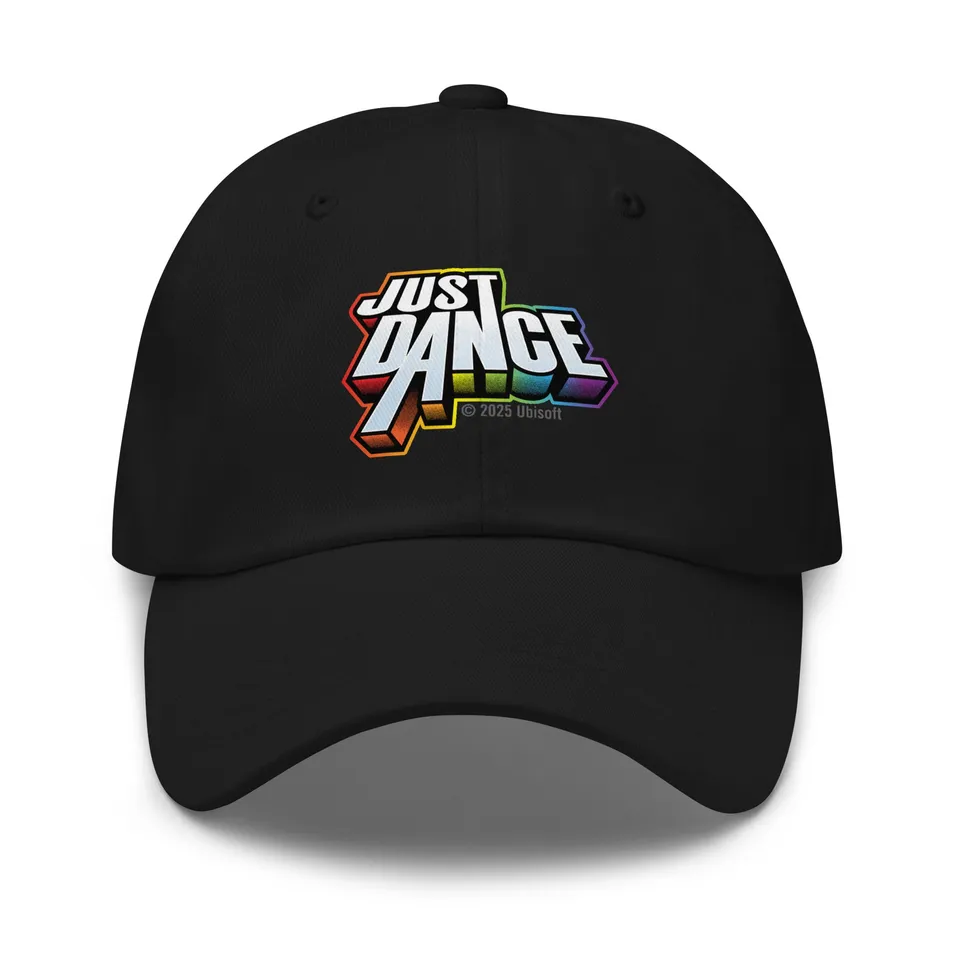 Ubisoft Just Dance Logo cappellino dad hat cotone nero