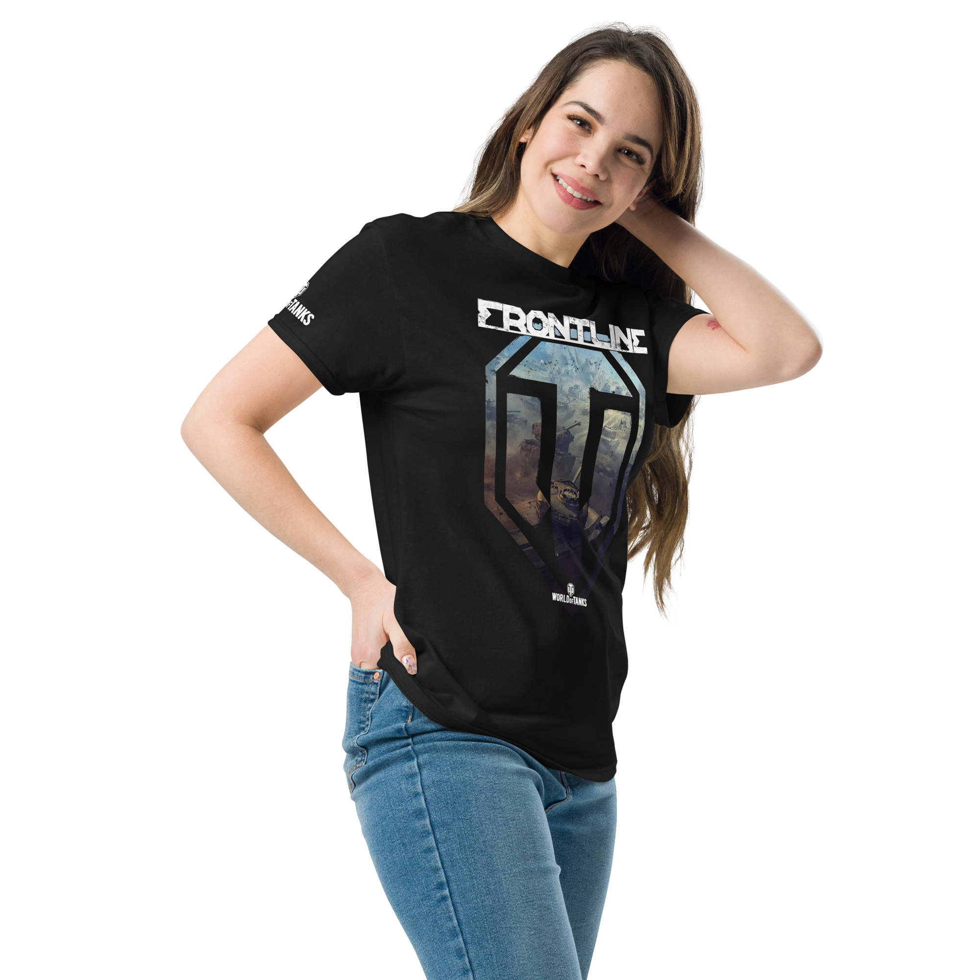 World of Tanks Frontline 2025 t-shirt cotone unisex