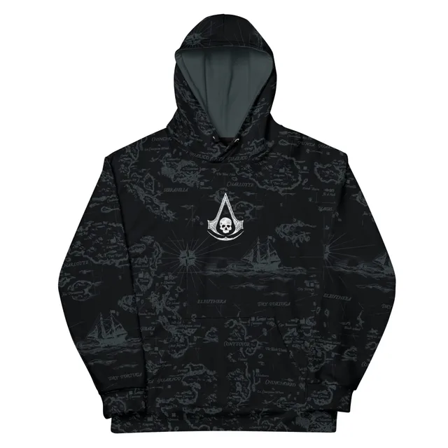 UBICollectibles Black Flag Resynced felpa mappa unisex