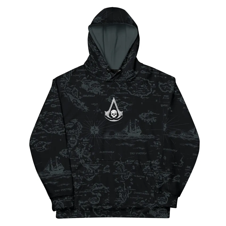 UBICollectibles Black Flag Resynced felpa mappa unisex