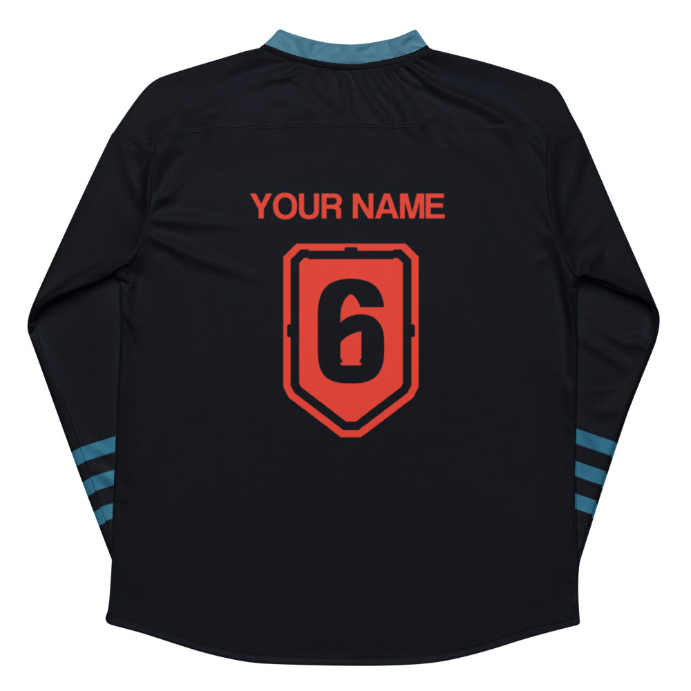 Ubisoft Rainbow Six Siege maglia hockey personalizzata taglia L