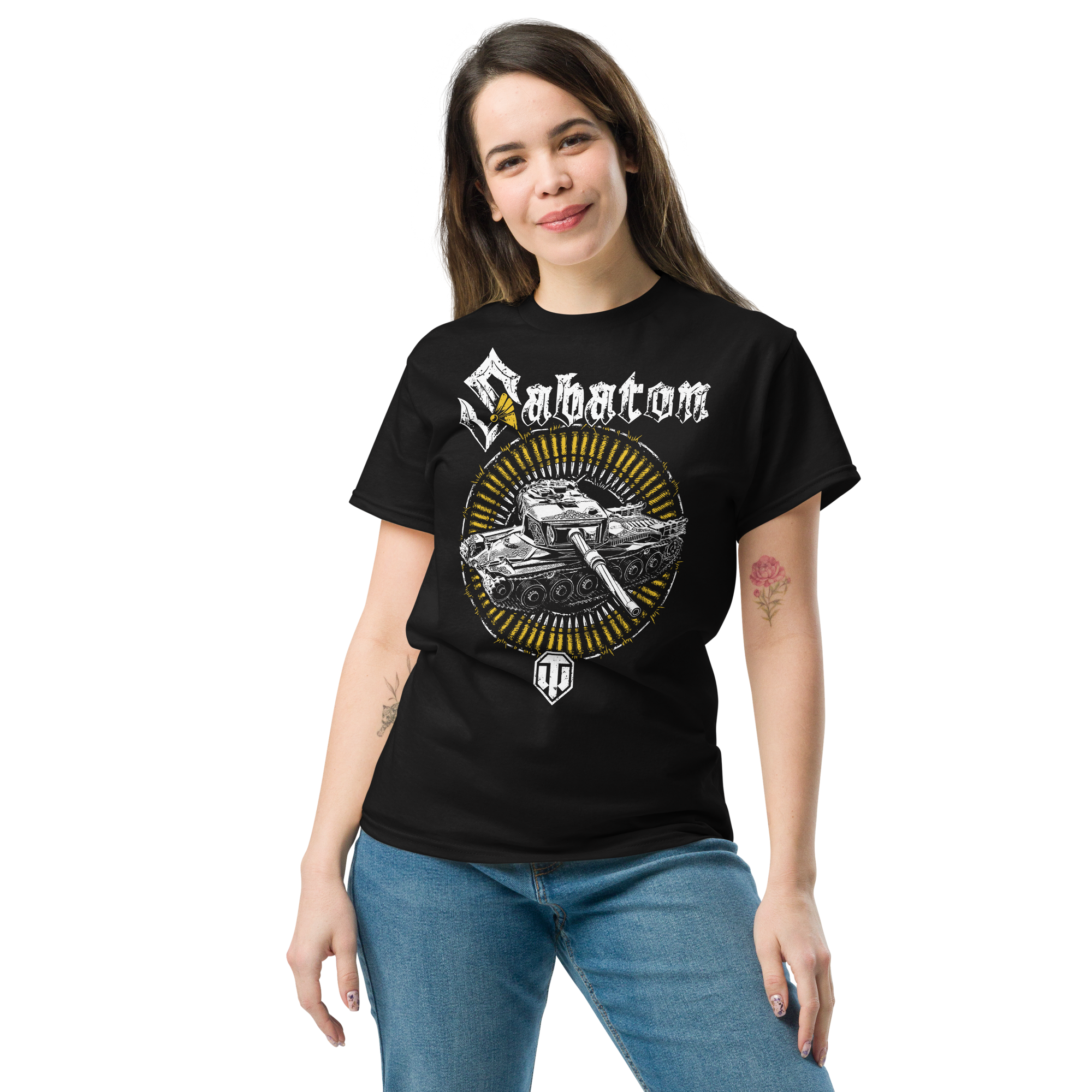 World of Tanks Sabaton United in Battle maglietta cotone unisex