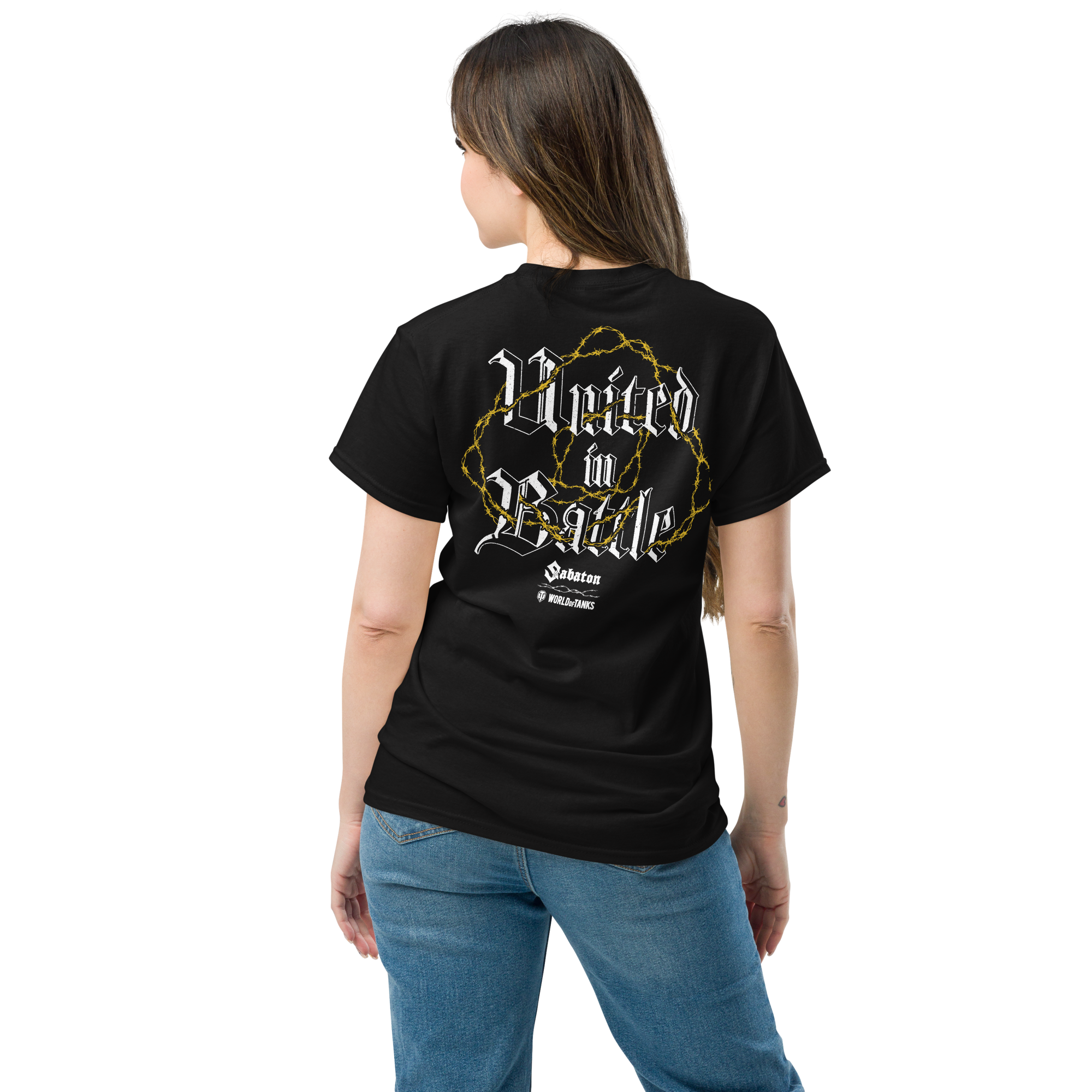 World of Tanks Sabaton United in Battle maglietta cotone unisex