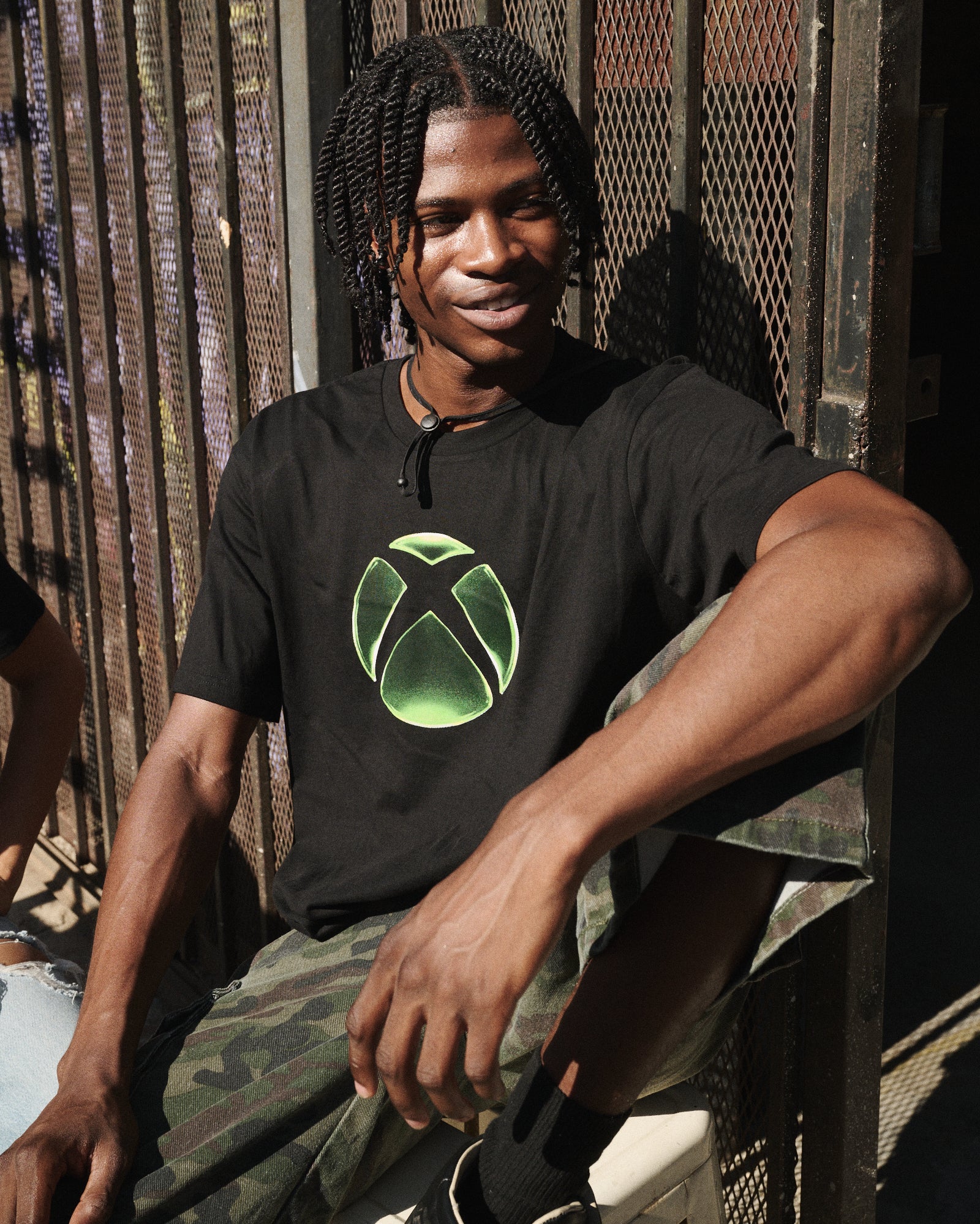 Xbox Gear Gloss Maglietta Nera Cotone