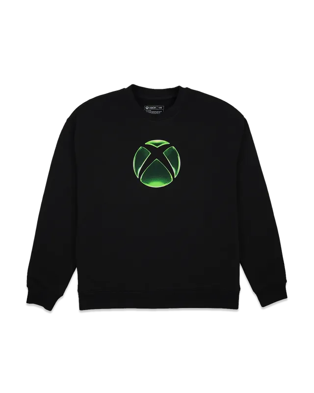 Xbox Gloss felpa girocollo nera cotone