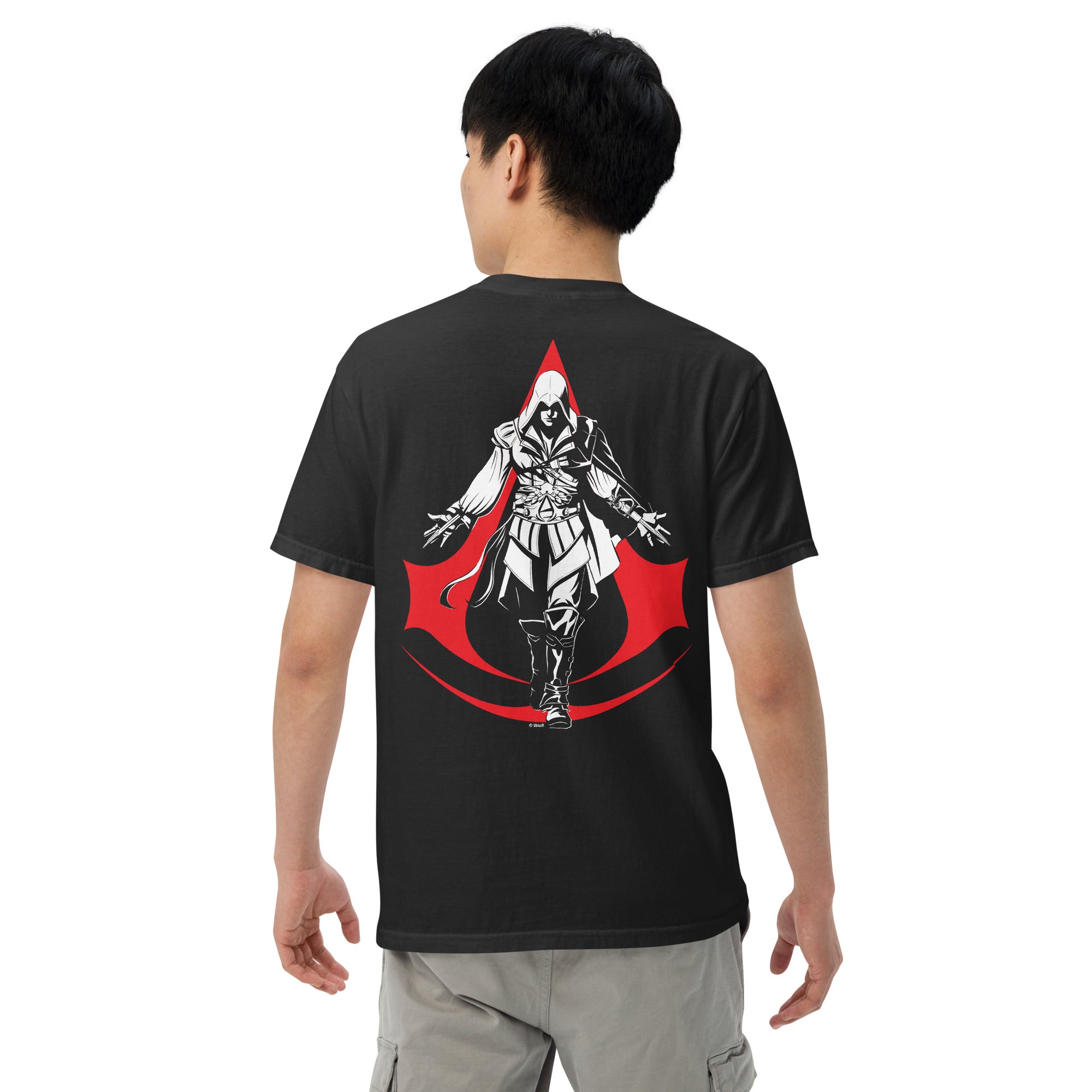 Ubisoft Assassin's Creed Ezio maglietta cotone Leap of Faith