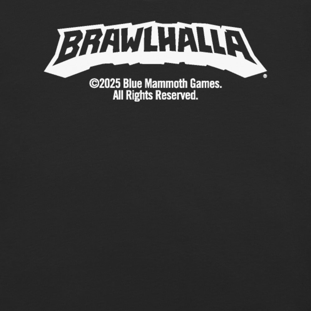 Ubisoft Brawlhalla Bodvar maglietta cotone nera unisex