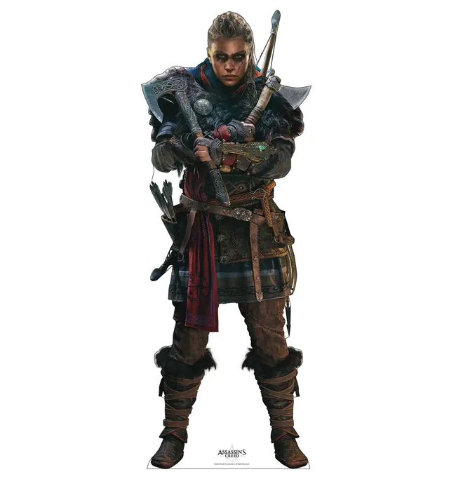 Assassin's Creed Valhalla Eivor Varinsdottir sagoma cartone 185 cm