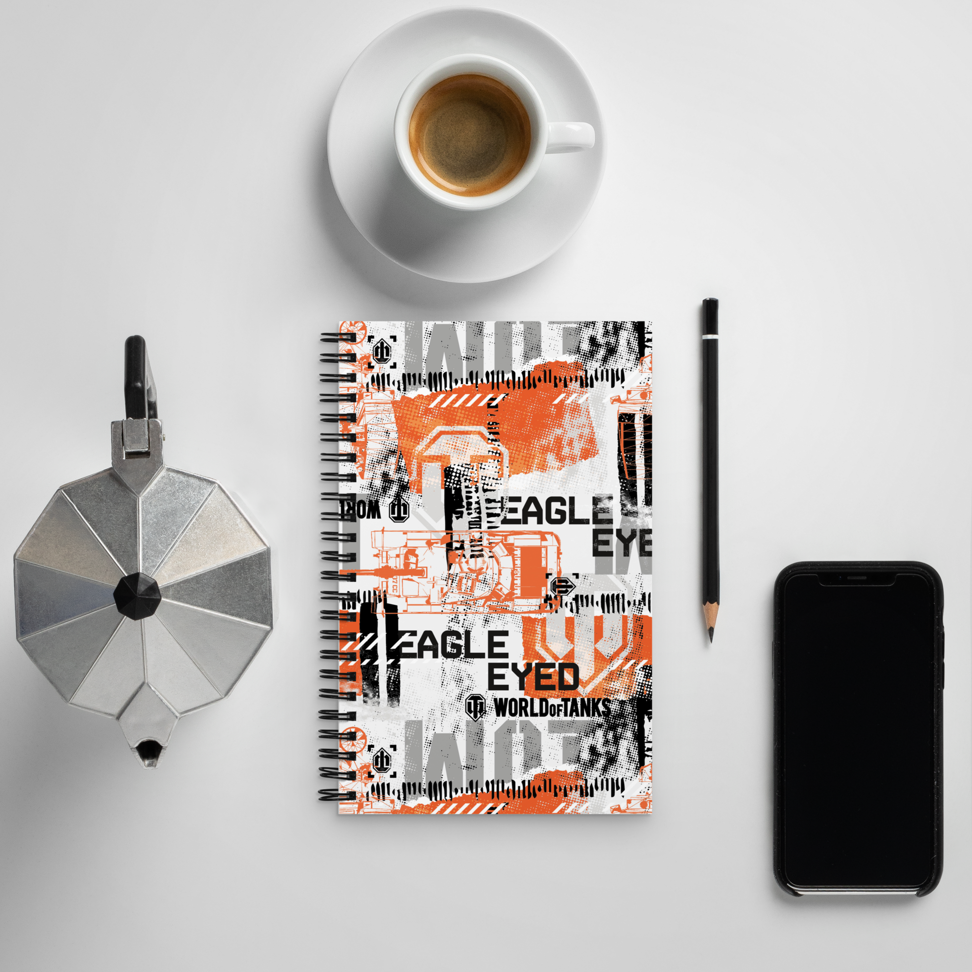 Eagle Eyed quaderno spiralato 140 pagine puntinate