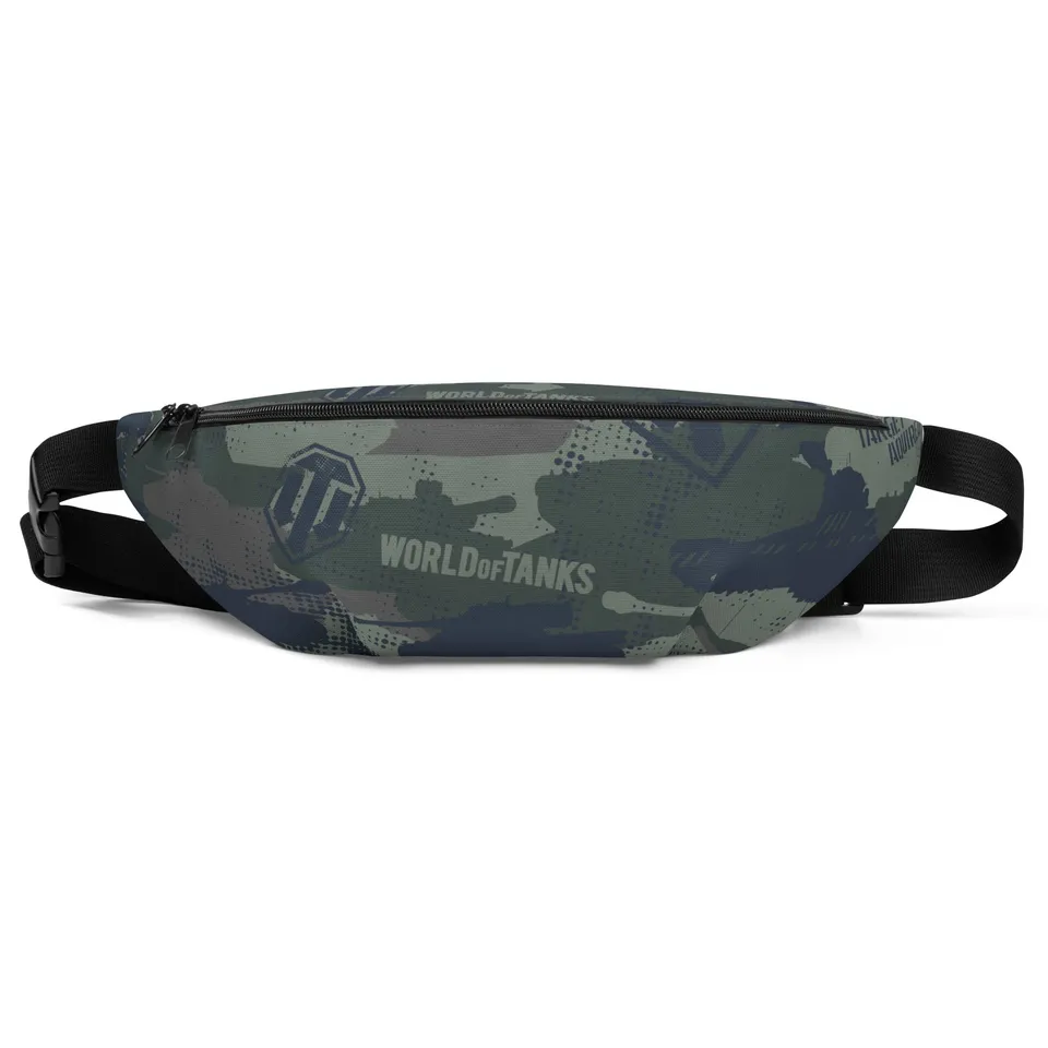 World of Tanks marsupio vita idrorepellente nero