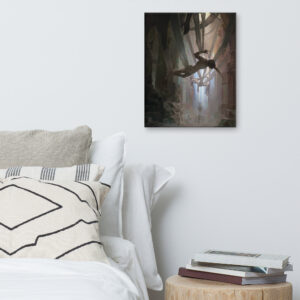 The Game Kitchen Blasphemous Sleeping Martyrs tela canvas