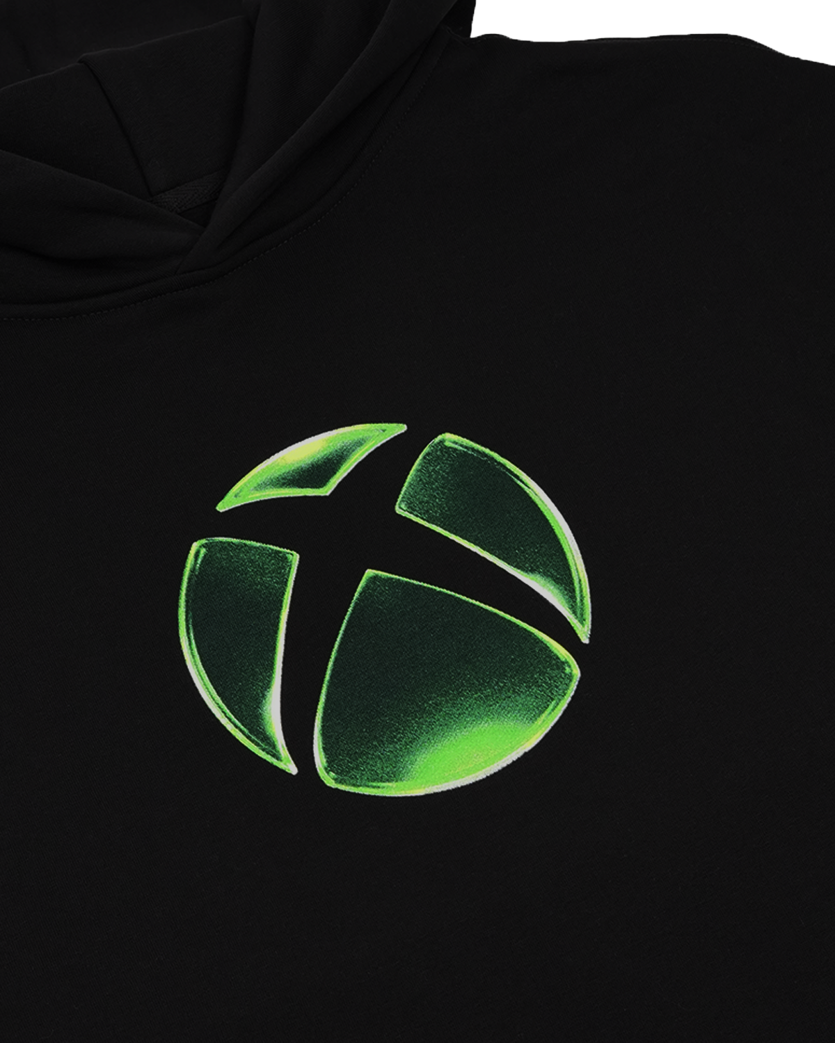 Xbox Gear Gloss Felpa con Cappuccio Nera Cotone