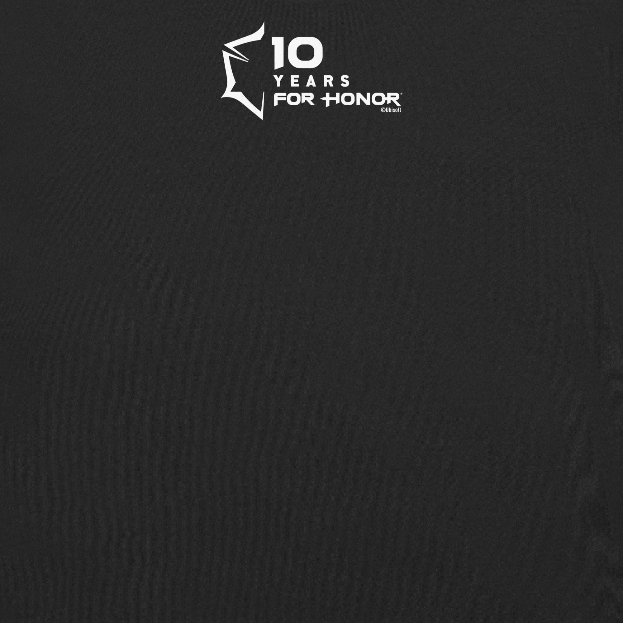 Ubisoft For Honor 10th Anniversary Badge t-shirt ricamata unisex
