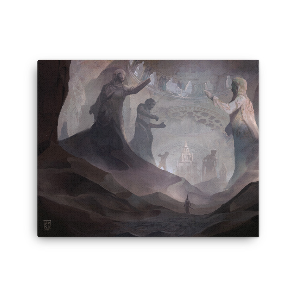 The Game Kitchen Blasphemous Eroded Statues tela ufficiale