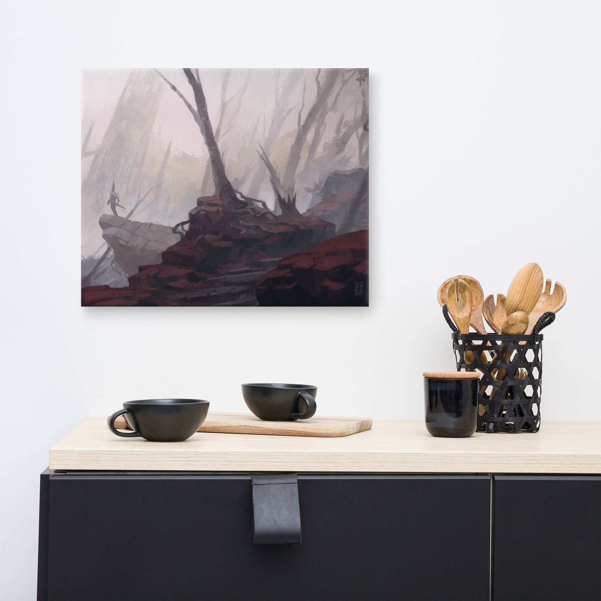 The Game Kitchen Red Forest quadro su tela