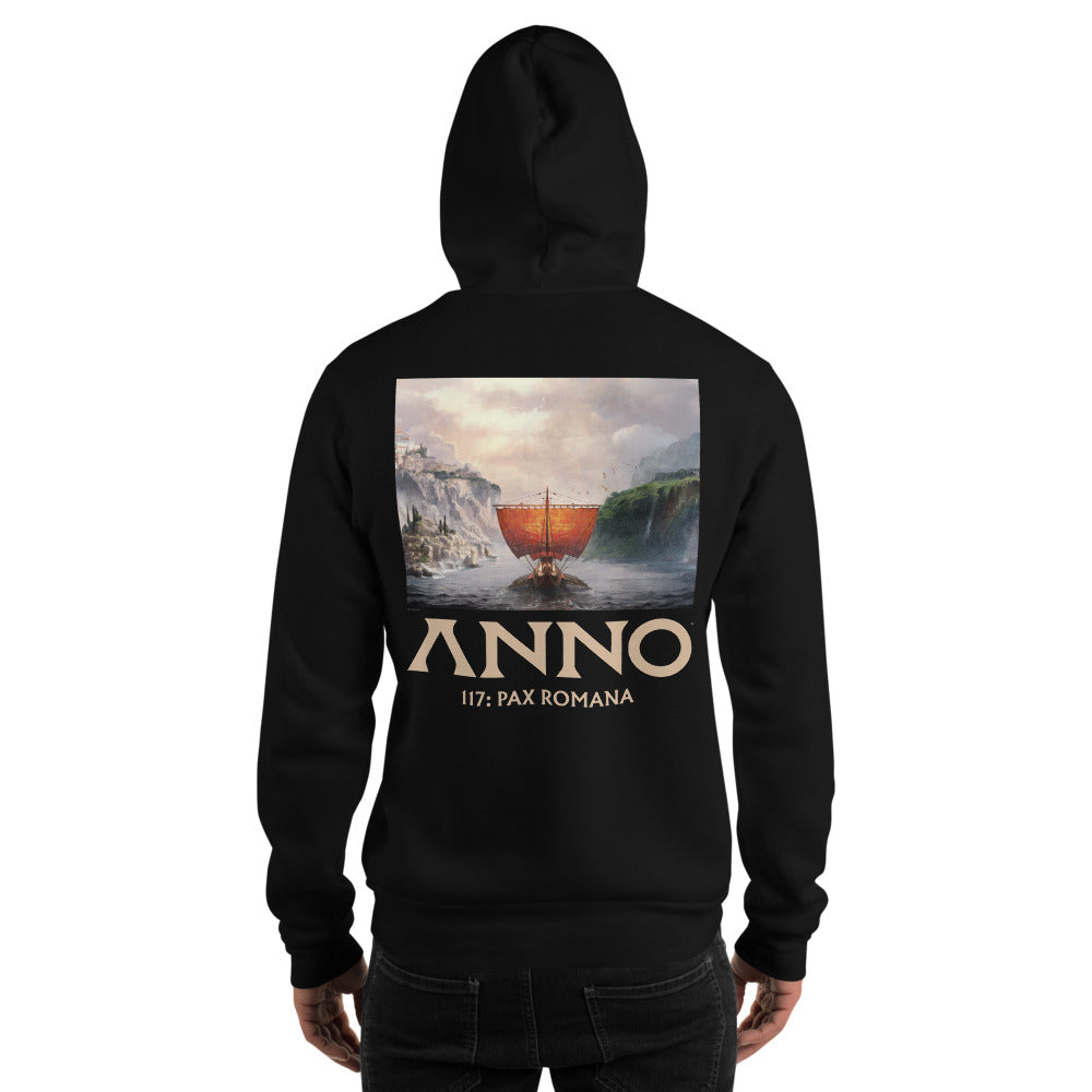 Ubisoft Anno 117 Pax Romana Felpa cappuccio ricamata unisex