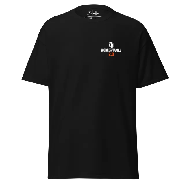 World of Tanks 2.0 maglietta cotone nera taglia S unisex