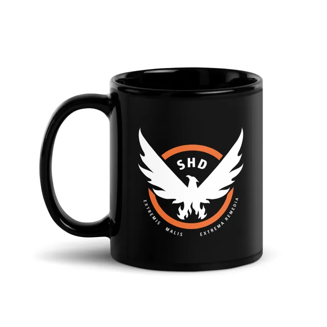 UBICollectibles The Division SHD tazza nera ceramica
