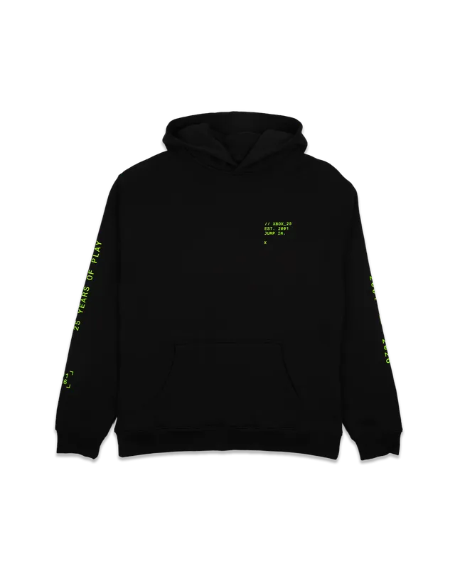 Xbox Gear Evolution felpa con cappuccio nera cotone