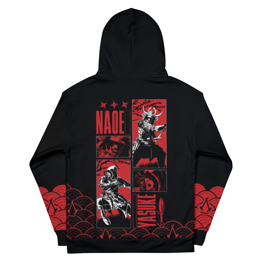 UBICollectibles Assassin's Creed Shadows felpa cappuccio L nera