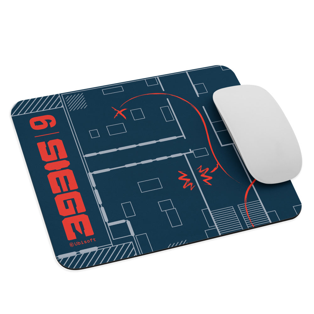 Ubisoft Rainbow Six Siege Map tappetino mouse gaming