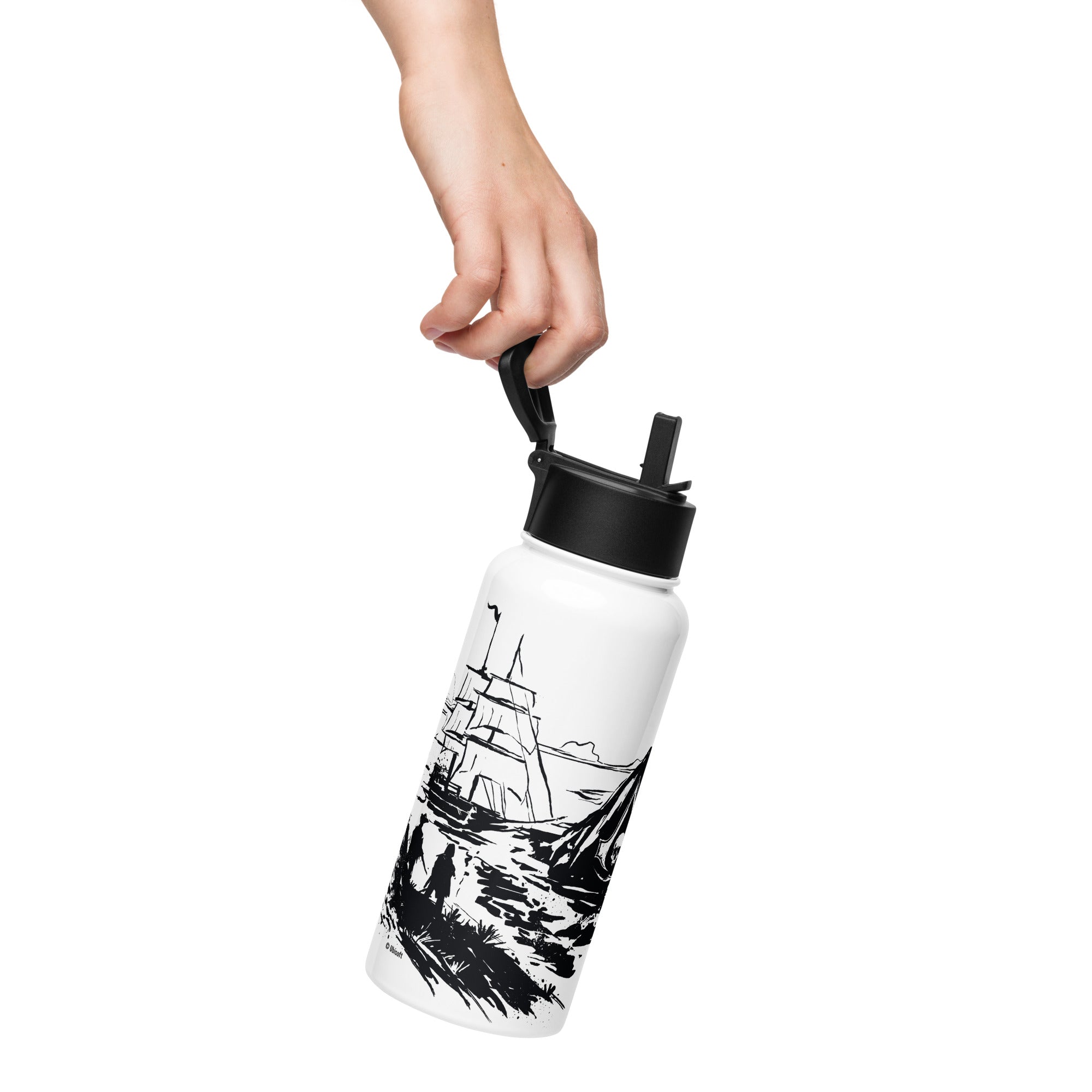 Assassin's Creed Black Flag Resynced borraccia 950 ml acciaio