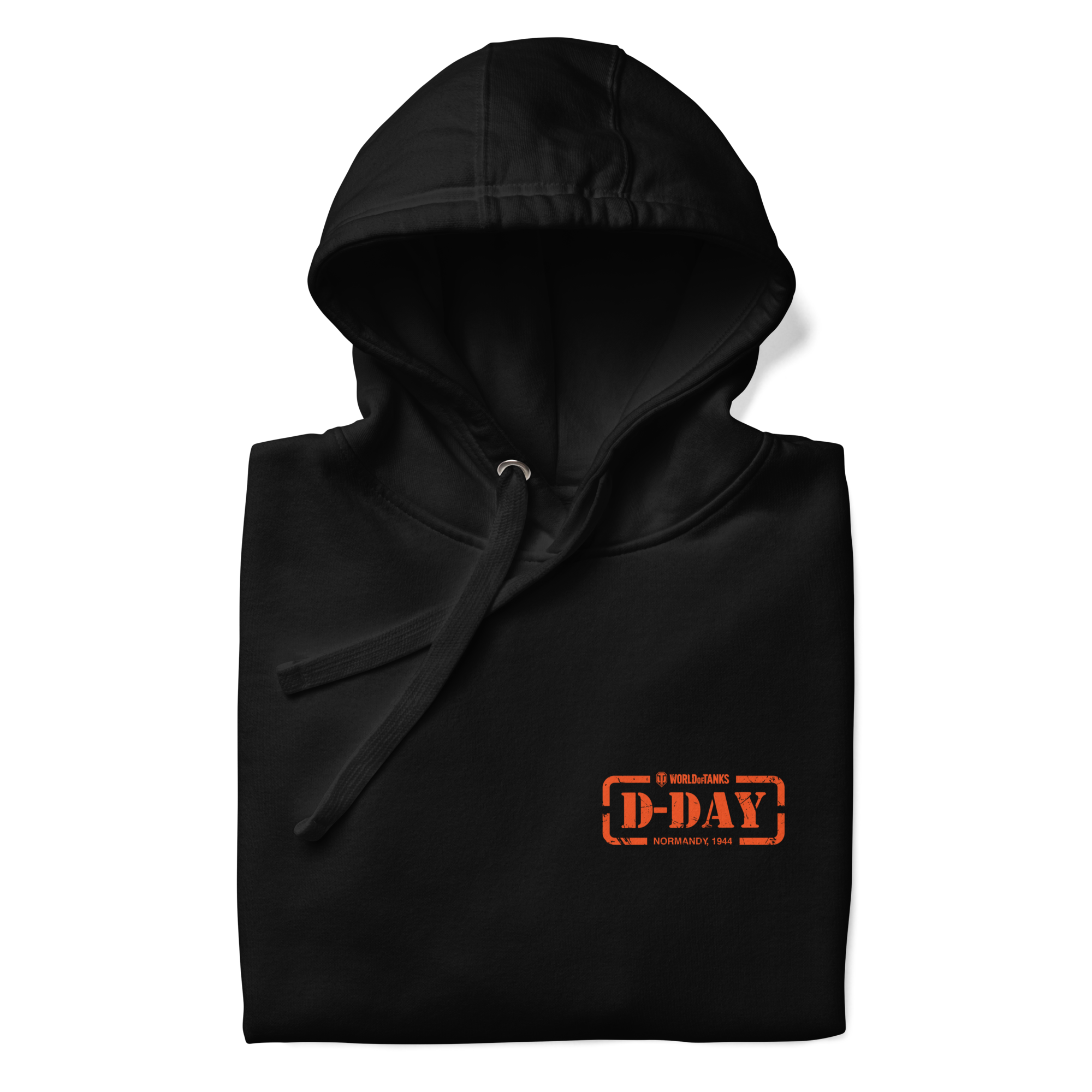 World of Tanks D-Day Top Secret Hoodie felpa nera cappuccio